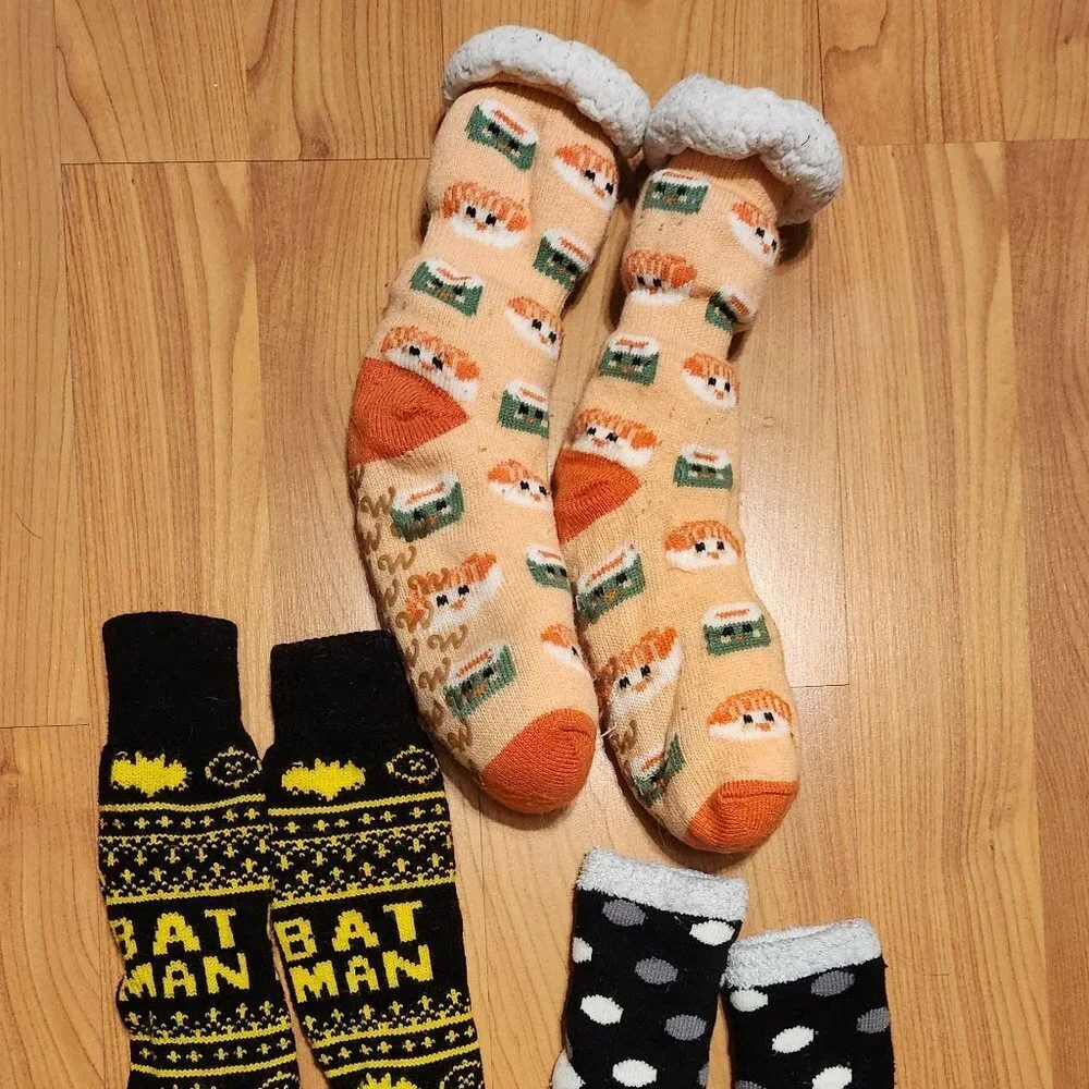 BarmanWinter Lounge Socks || Set of 3 kids Large